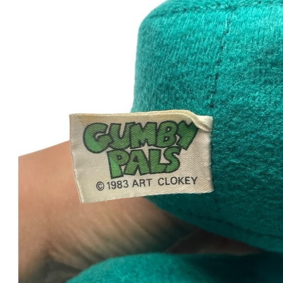 GUMBY PALES ©1983 ART CLOKEY Vintage Plush Toy 13” - Picture 6 of 9